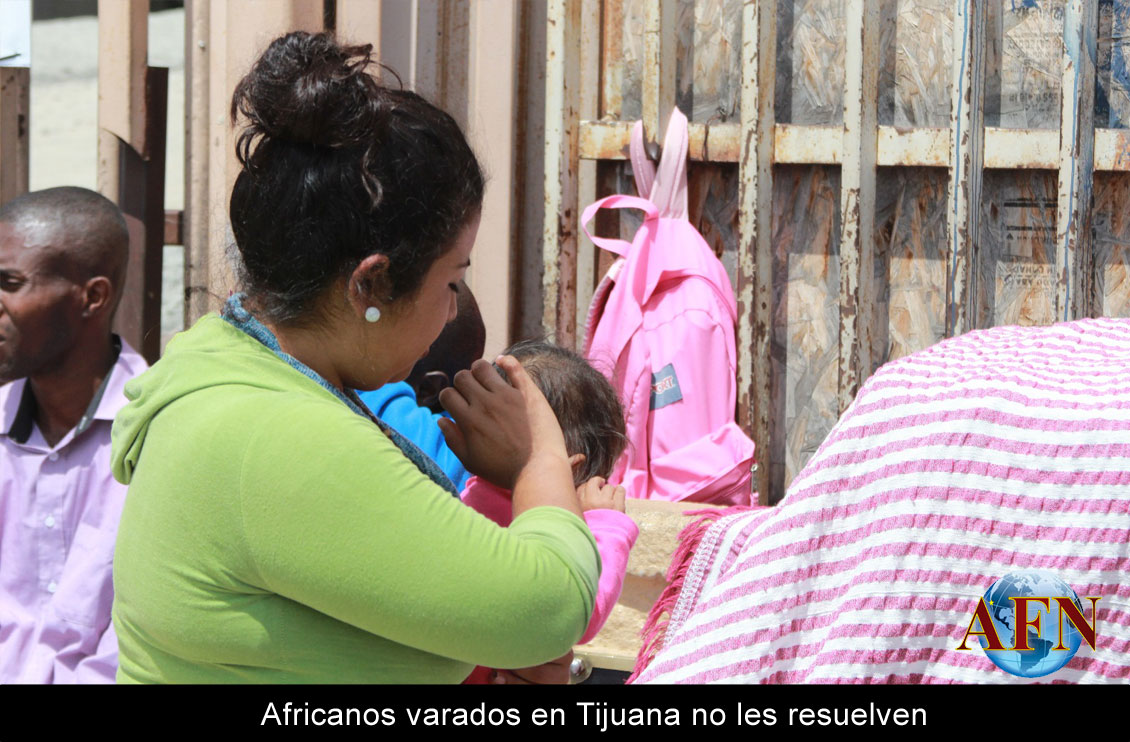 Africanos varados en Tijuana 