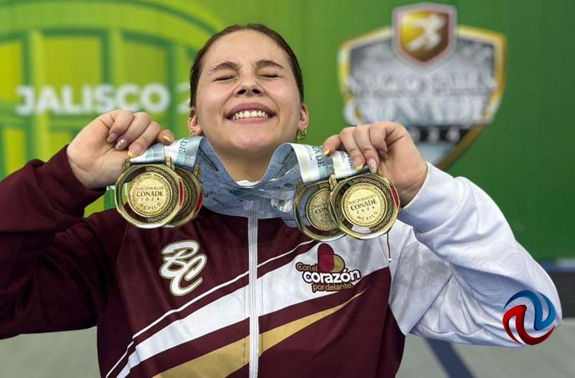 Cuatro medallas de Oro en esgrima trajo Jimena Torres a BC 