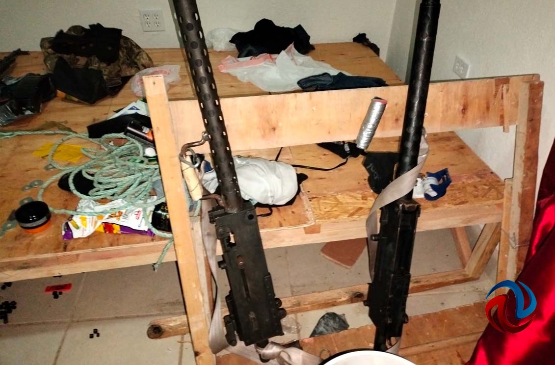 Decomisan autoridades arsenal en un inmueble en San Felipe