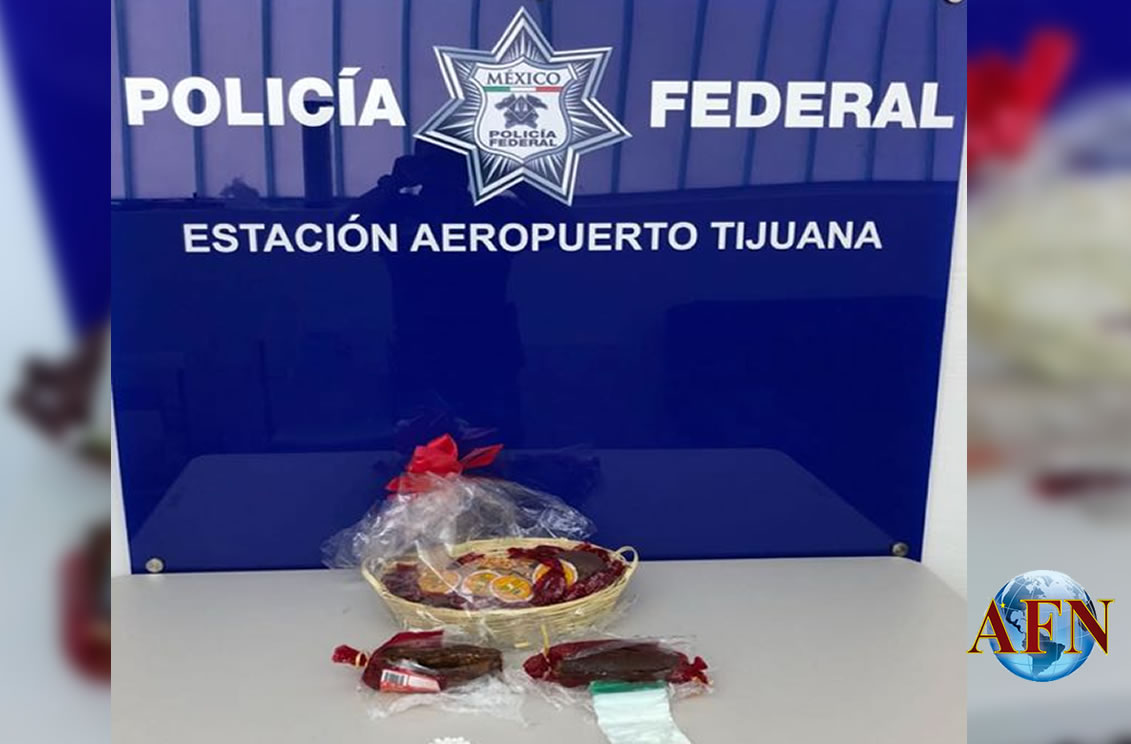 Decomisan dulces rellenos con drogas