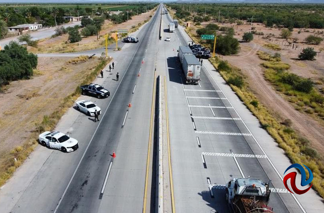 Decomisaron fusiles de asalto, cartuchos y vehículos en Altar Sonora