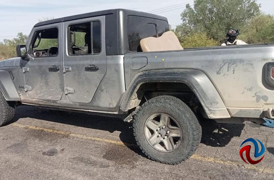 Decomisaron fusiles de asalto, cartuchos y vehículos en Altar Sonora