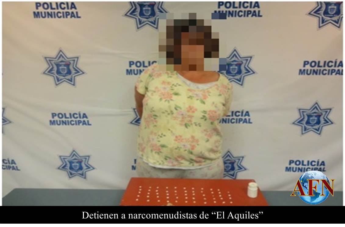 Detienen a narcomenudistas de El Aquiles
