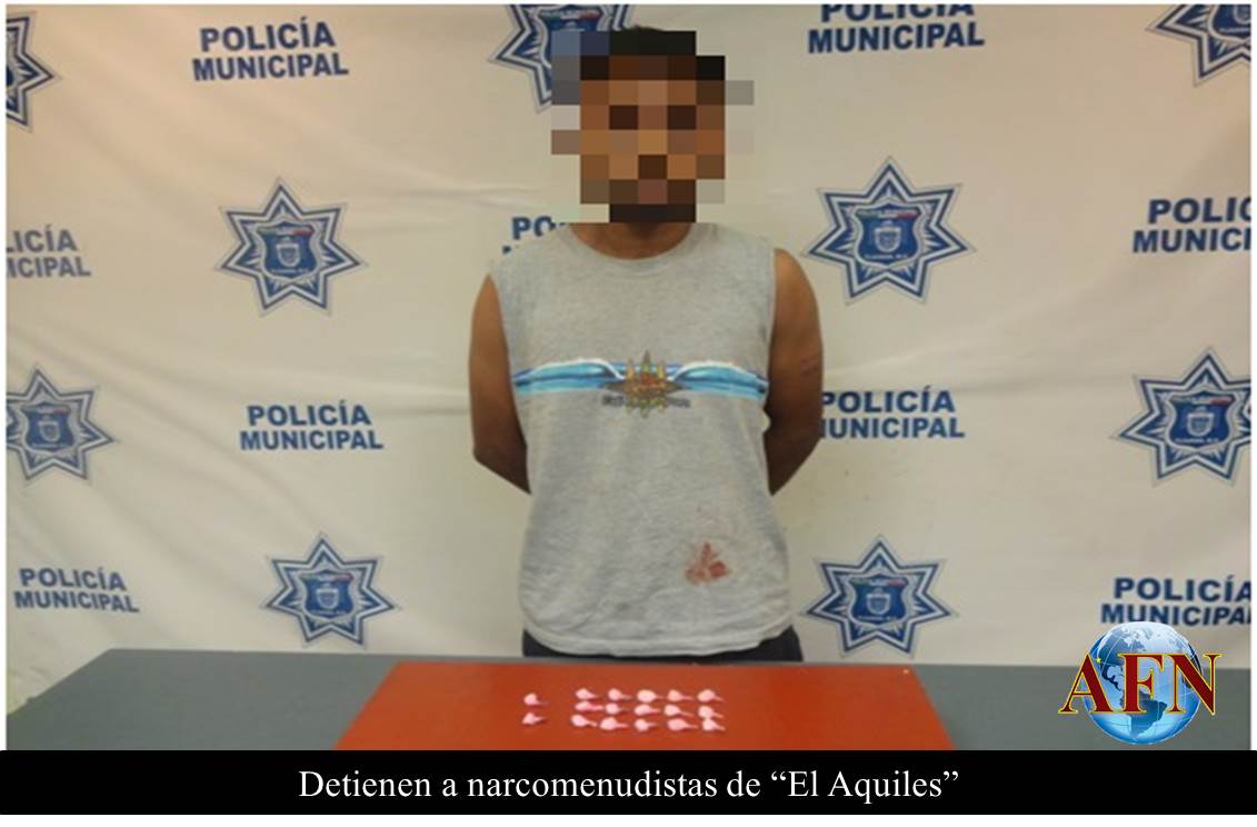 Detienen a narcomenudistas de El Aquiles