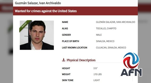 Va EU por otros dos hijos de El Chapo: Iván Archivaldo y Jesús Alfredo