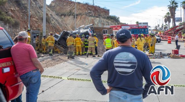 Murió conductor de un dompe en tramo del Corredor 2000
