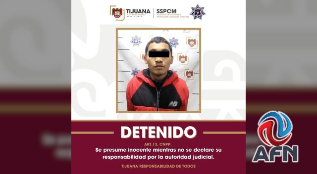 Detenido con cuerno de chivo, acusado de disparar a un vehículo