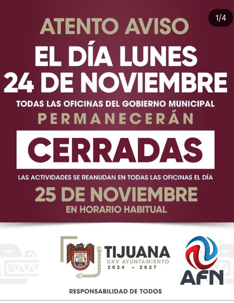 Cerrará Palacio el lunes por ¡El Día internacional del Hombre!