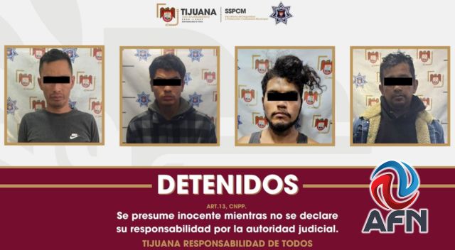 Detienen a cuatro con diversas dosis de drogas