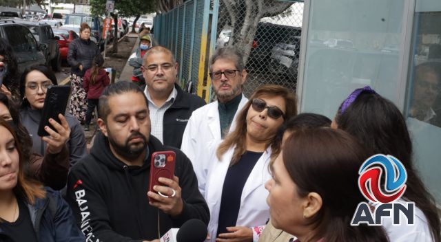 Protestan por cierre de área en el Hospital General de Tijuana