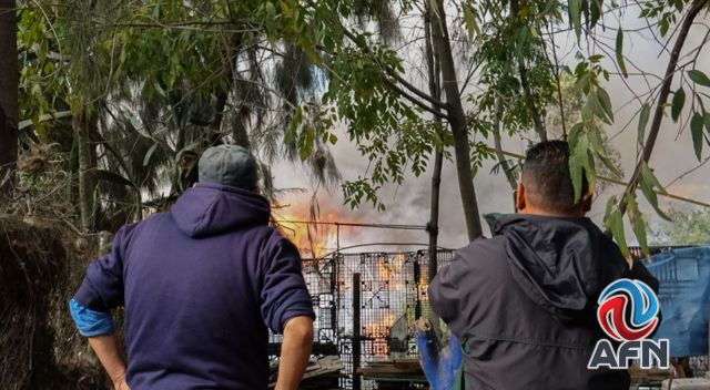 Arden cuatro viviendas en una ladera; quema de basura pudo ser la causa