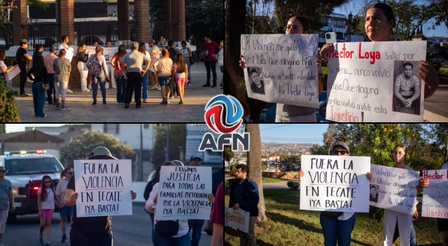 Marchan en Tecate para exigir un alto a la violencia