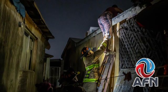 Mina de gas generó un conato de incendio en vecindad