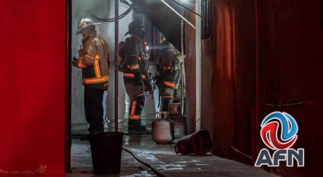 Mina de gas generó un conato de incendio en vecindad