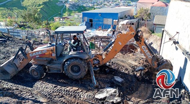Recibirá apoyo familia afectada por incendio en Rosarito