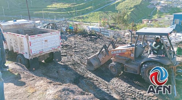 Recibirá apoyo familia afectada por incendio en Rosarito