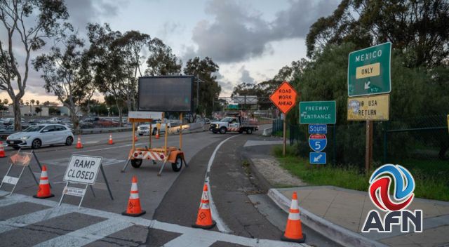 Tránsito regular de EEUU a México por la garita de San Ysidro, pese a obras en la I-5