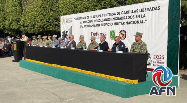 Entregan cartillas liberadas a 104 conscriptos del Servicio Militar
