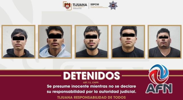 Detienen a cinco por meterse a robar una vivienda