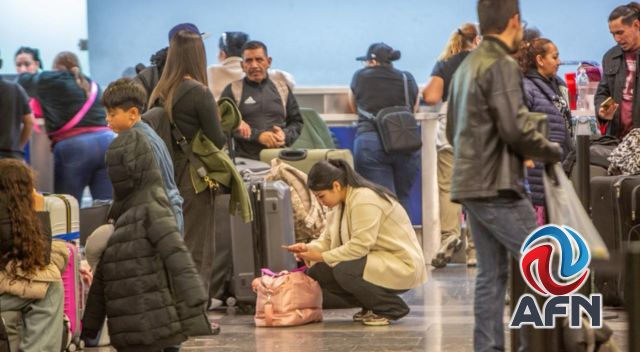 Cancelan vuelos por mal clima; piden a usuarios llamar a aerolíneas