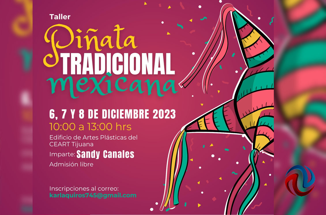Invita Ceart a los cursos Piñata Tradicional Mexicana y Art Ángeles Navideños