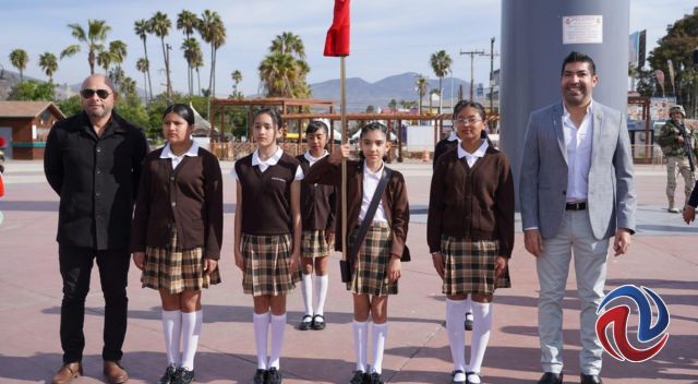 Conmemoraron el 203 Aniversario del Día de la Bandera en Ensenada