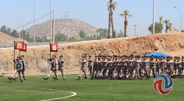 Egresaron casi 200 cadetes de bachilleratos militarizados de BC