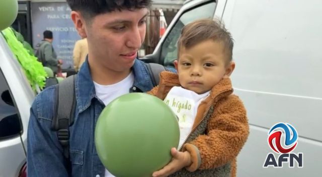 Realizaron caravana en apoyo a Eren ante su próximo trasplante