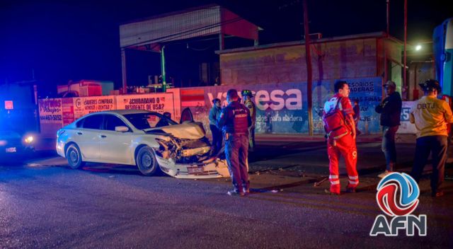 Conductor chocó contra un camión en la avenida Ermita