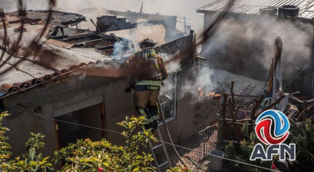 Pierden su hogar por incendio una madre y sus hijos