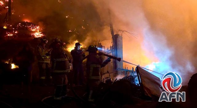 Arden ocho viviendas en Rancho Las Flores; no hubo lesionados