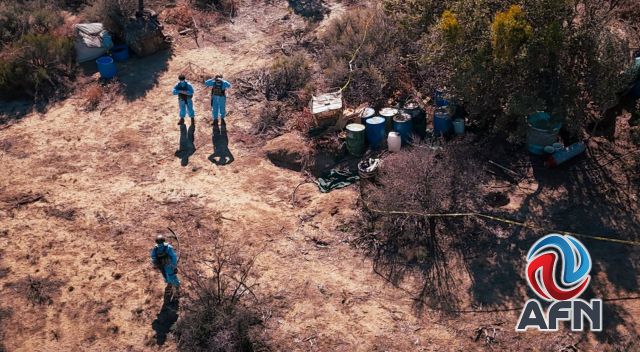 Descubren laboratorio con capacidad para 500 kilos semanales de metanfetamina