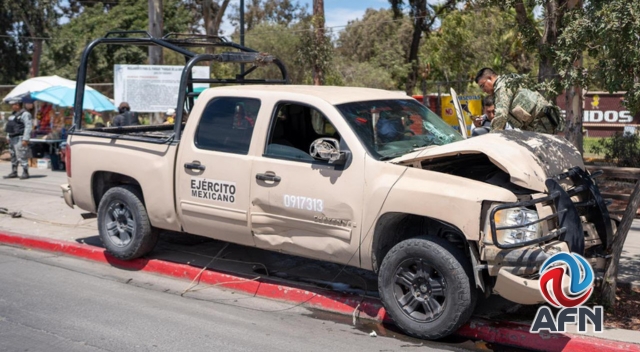 Arrollan militares a un motociclista de tránsito en Garita de Otay
