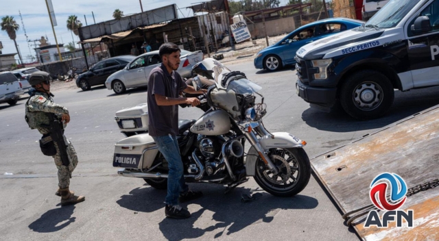 Arrollan militares a un motociclista de tránsito en Garita de Otay