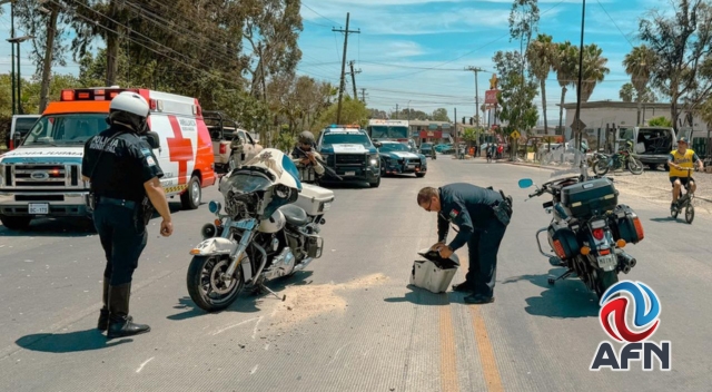 Arrollan militares a un motociclista de tránsito en Garita de Otay
