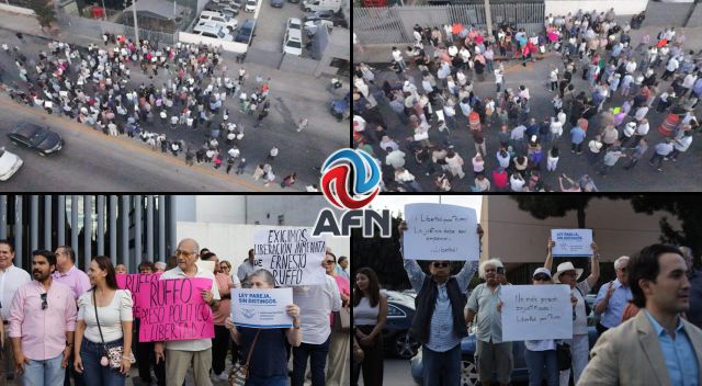 Protestan en Tijuana contra detención de Ernesto Ruffo y exigen piso parejo en investigaciones