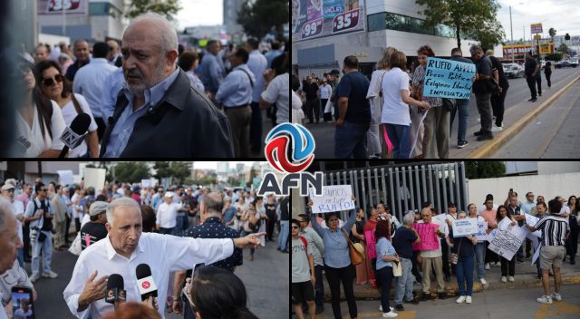 Protestan en Tijuana contra detención de Ernesto Ruffo y exigen piso parejo en investigaciones