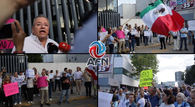 Protestan en Tijuana contra detención de Ernesto Ruffo y exigen piso parejo en investigaciones
