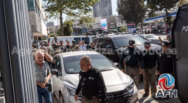 Aparatoso operativo para el traslado de Ruffo Appel