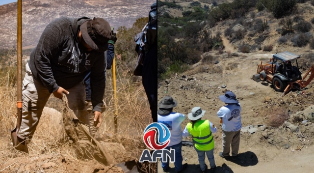 Activistas buscan a desaparecidos en colonias de Tecate