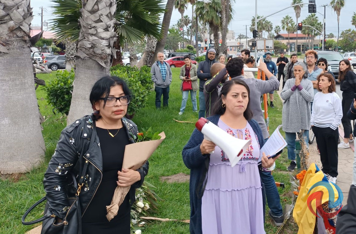 Recuerdan a Diana Pelaez colocando una bicicleta blanca como homenaje