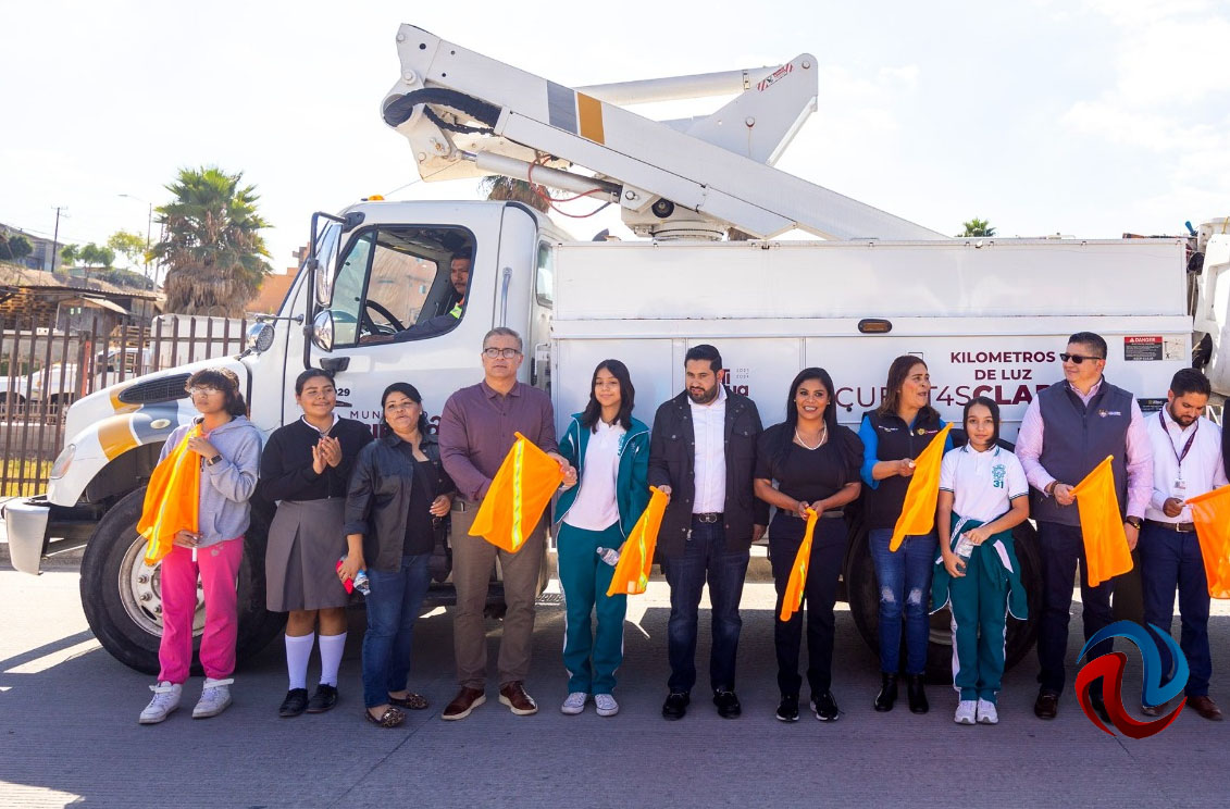 Supervisaron trabajos del programa Kilómetros de Luz en La Presa