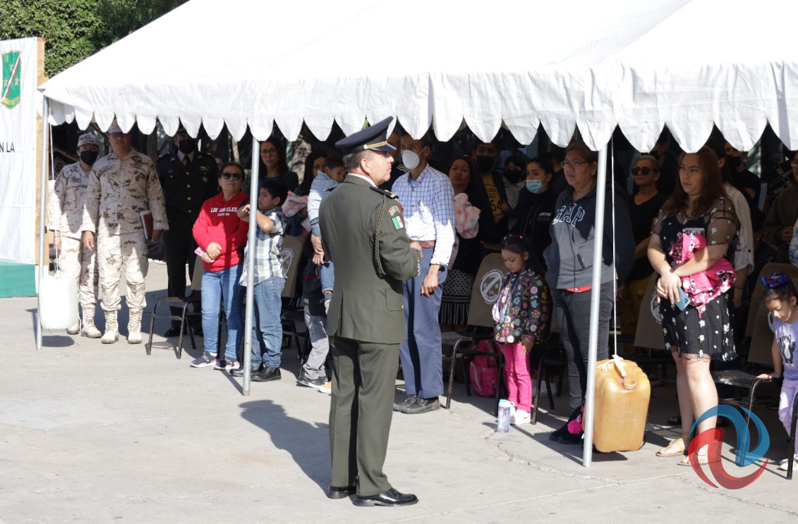 Tomaron protesta de bandera soldados del SMN