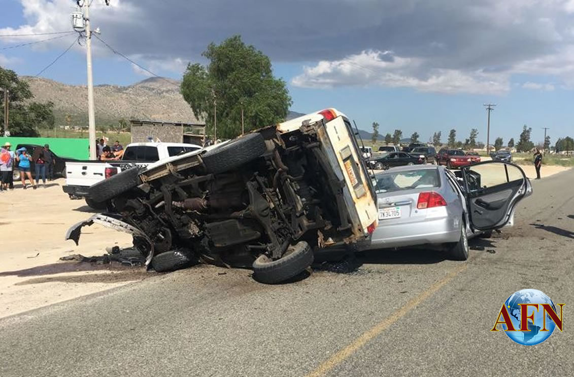 Tres niños entre víctimas de choque