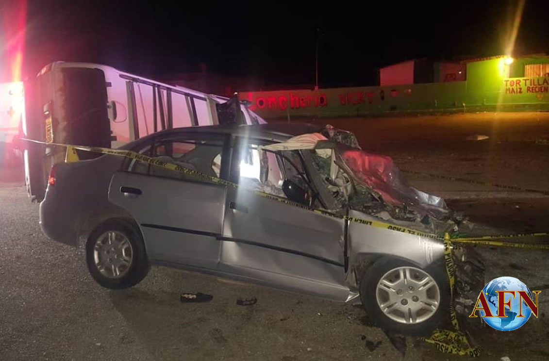 Tres niños entre víctimas de choque