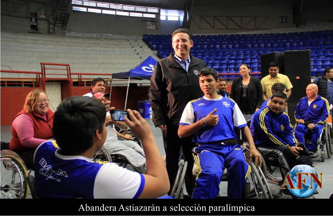 Abandera Astiazarán a selección paralímpica