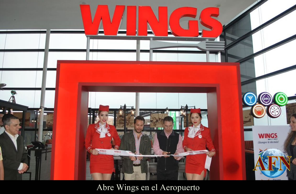 Abre Wings en el Aeropuerto