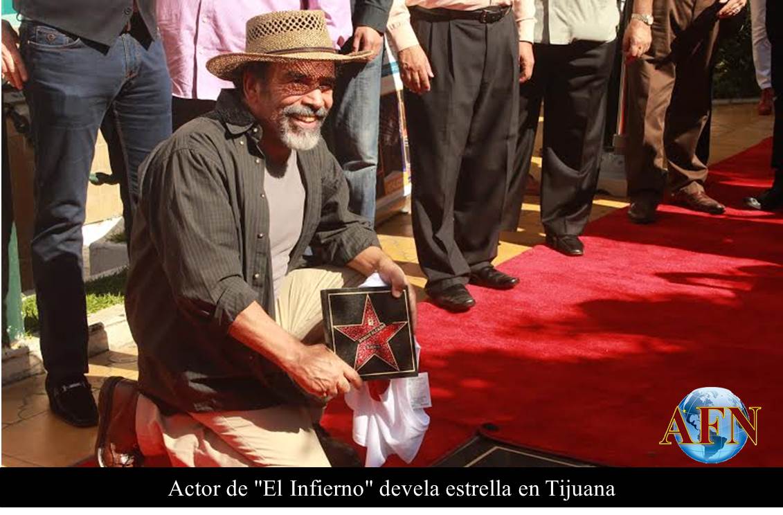 Actor de El Infierno devela estrella en Tijuana