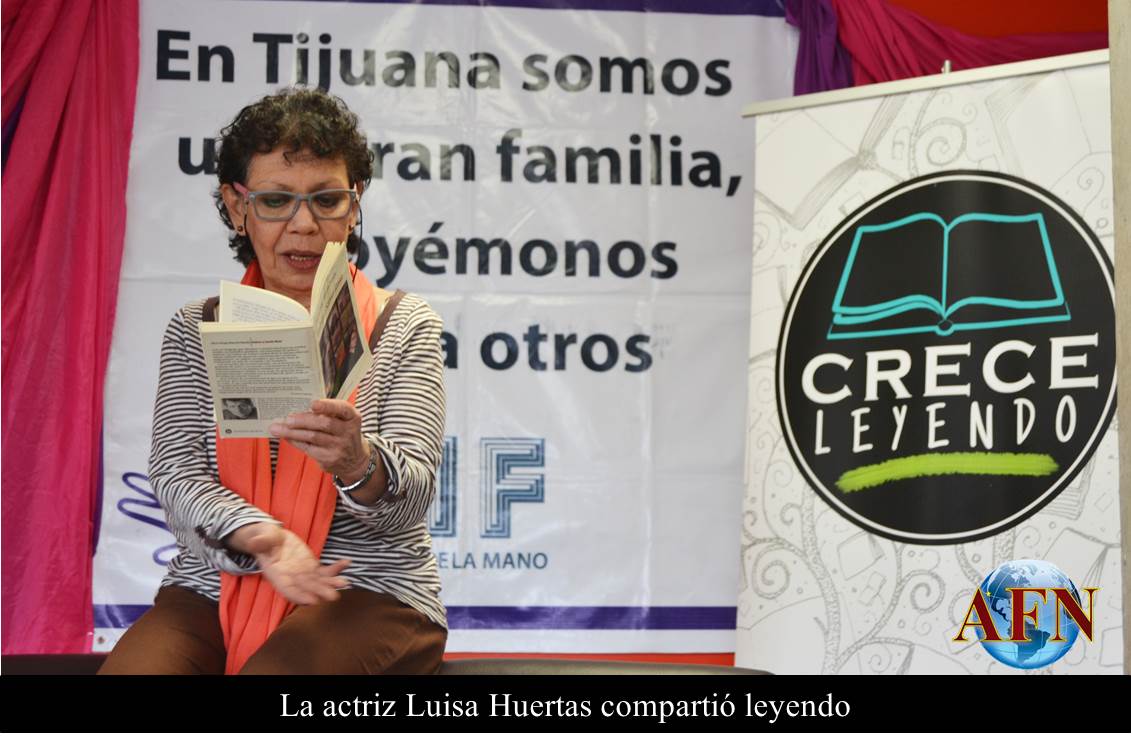 La actriz Luisa Huertas compartió leyendo