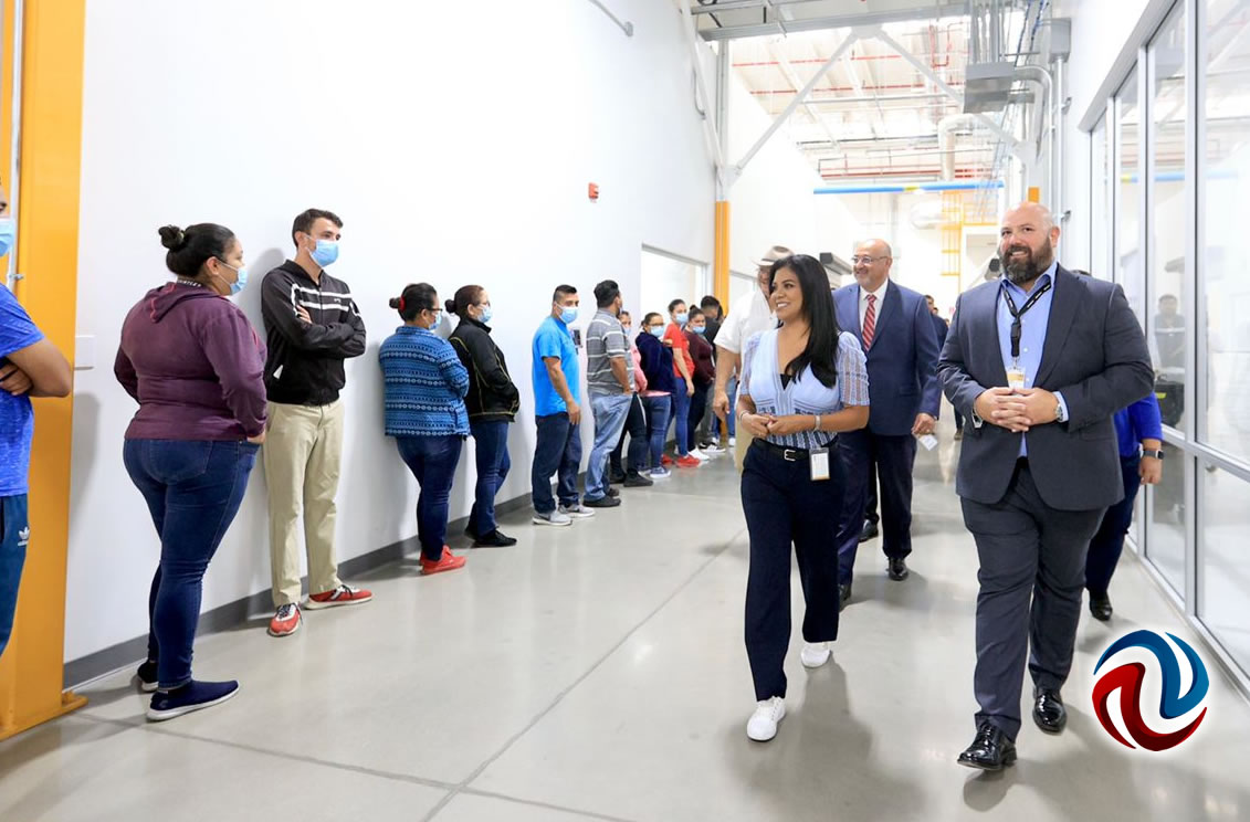 Alcaldesa visitó empresa para hablar sobre estrategia de seguridad